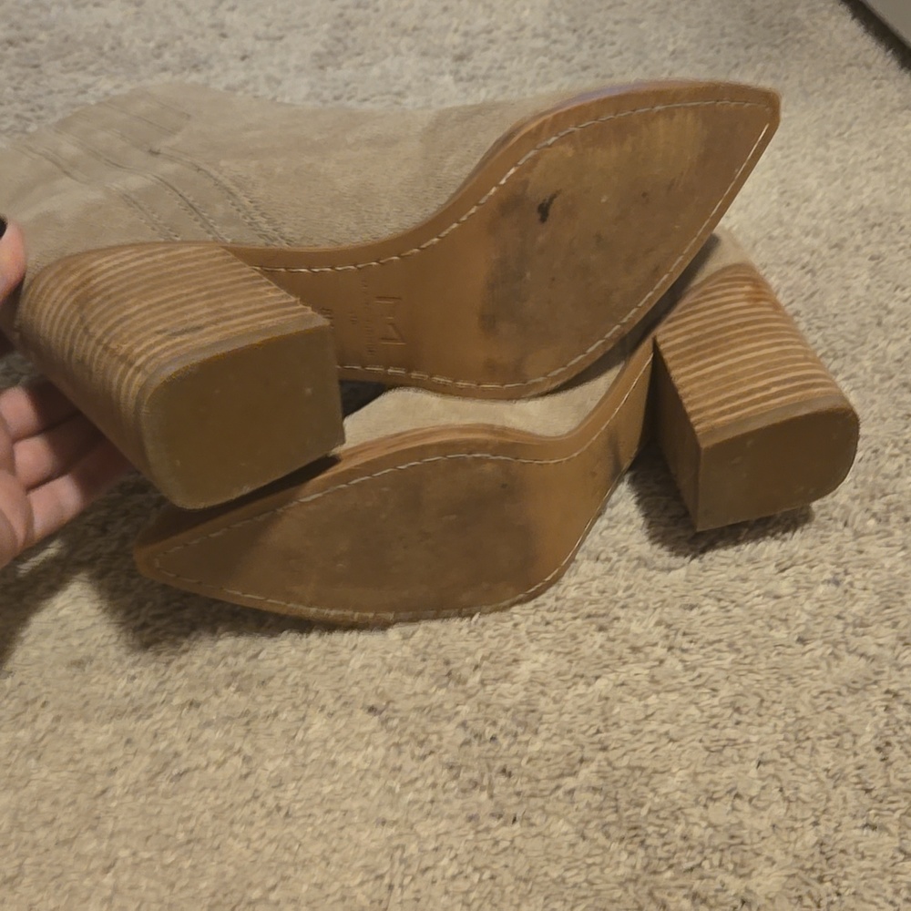Marc Fisher suede Oshay booties - Picture 4 of 6